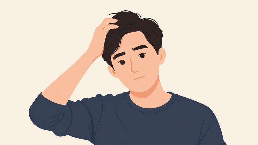 Illustration%20of%20a person%20scratching%20head%20with%20a%20thoughtful%20expression%20and%20soft%20background%2C%20casual%20setting