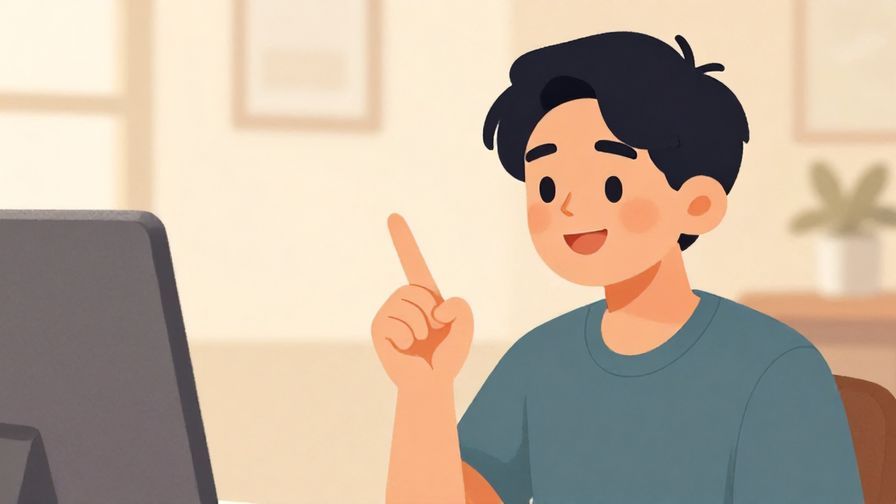 Illustration%20of%20a person%20smiling%20while%20gently%20shaking%20their%20finger%2C%20warm%20indoor%20setting%2C%20illustrated%20style