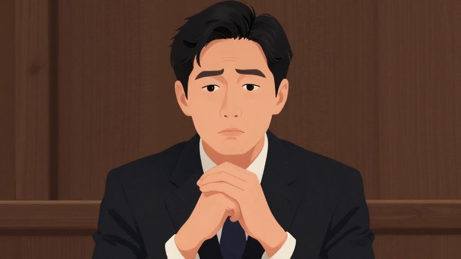 Illustration%20of%20a person%20with%20a%20pensive%20expression%2C%20hands%20together%20in%20a%20formal%20setting%2C%20calm%20lighting