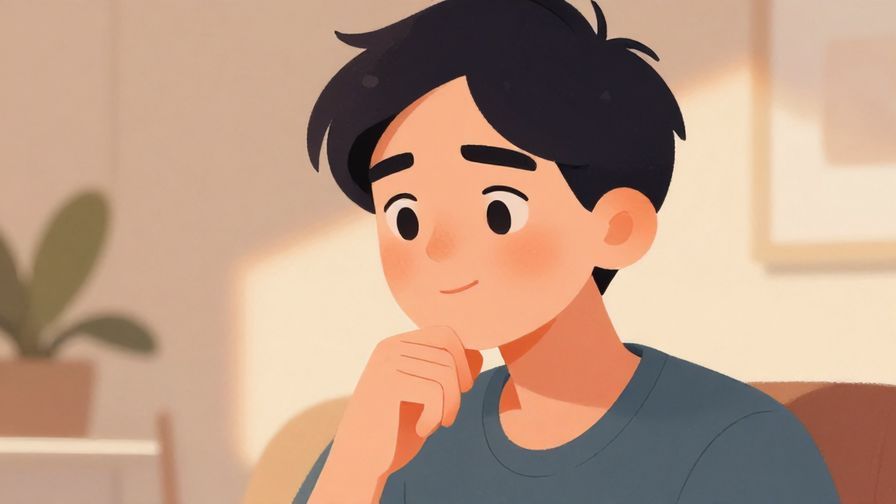 Illustration%20of%20a person%20with%20a%20thoughtful%20expression%20saying%20something%20softly%2C%20background%20with%20soft%20lighting%20and%20warm%20colors