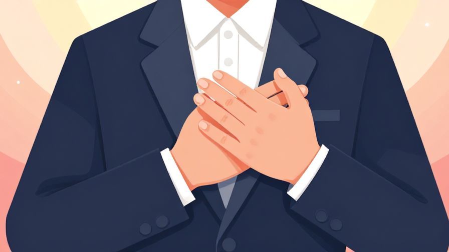 Illustration%20of%20a person%20with%20hands%20over%20heart%2C%20surrounded%20by%20soft%20light%20in%20a%20formal%20setting%2C%20vibrant%20colors%2C%20illustrated%20style