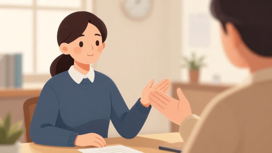 Illustration%20of%20a polite person gently raising a hand to request clarification, soft office environment with warm lighting