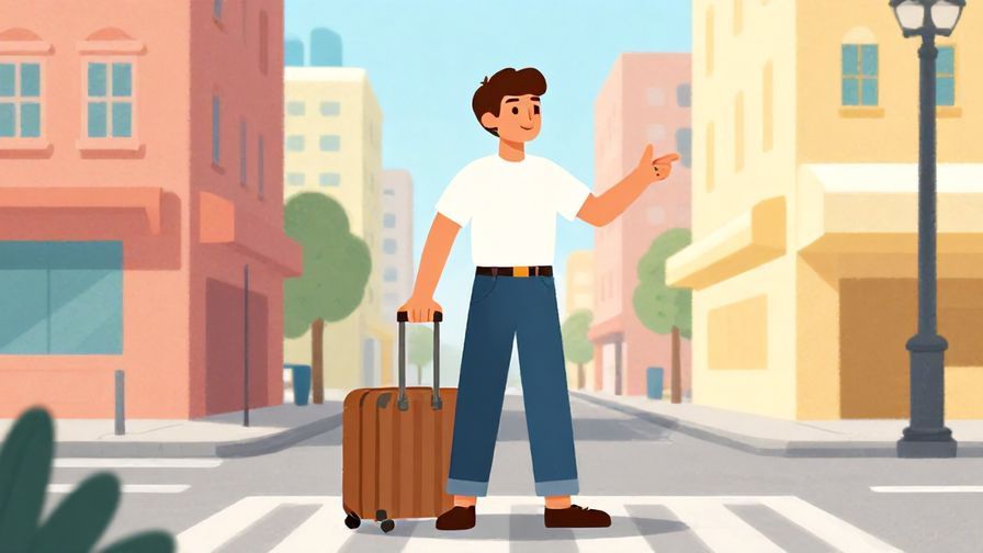 Illustration%20of%20a polite person holding a suitcase, asking for directions at a city corner%2C%20bright%20colors%2C%20illustrated%20style