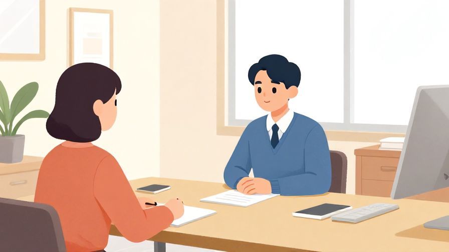 Illustration%20of%20a polite person waiting for a response in a calm office or meeting room%2C bright%20colors%2C%20illustrated%20style