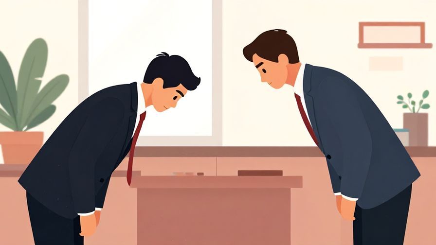 Illustration%20of%20a polite%20business%20meeting%20with%20two%20people%20bowing%20slightly%2C%20formal%20office%20background%2C%20vibrant%20colors%2C%20illustrated%20style