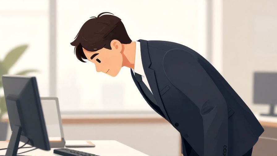 Illustration%20of%20a polite%20businessperson%20bowing%20slightly%20with%20a%20formal%20office%20background%2C%20soft%20lighting%2C%20illustrated%20style