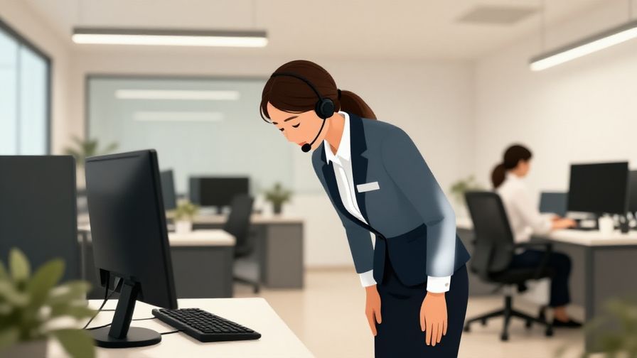 Illustration%20of%20a polite%20customer%20service%20staff%20bowing%20slightly%20in%20a%20bright%2C%20modern%20office%20interior%20with%20soft%20lighting.