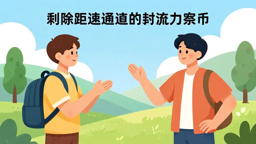 Illustration%20of%20a polite%20person%20asking%20a%20guide%20about%20remaining%20distance%20during%20a%20tour%2C%20bright%20colors%2C%20illustrated%20style