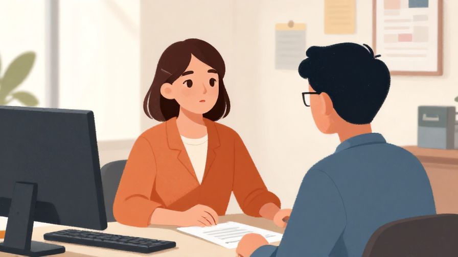 Illustration%20of%20a professional person listening attentively in an office with soft lighting, vibrant colors, illustrated style