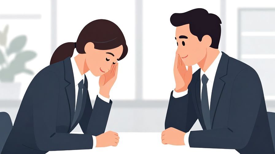 Illustration%20of%20a professional person politely nodding in a business meeting, subtle smile, clean office background