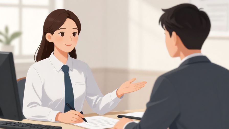 Illustration%20of%20a professional setting, a person gently indicating to another person to step forward, soft and respectful tones