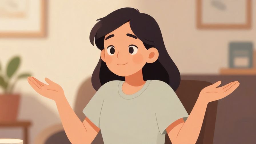 Illustration%20of%20a relaxed character shrugging with a calm smile, casual setting with soft lighting