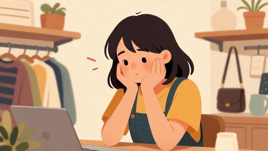 Illustration%20of%20a relaxed person nodding approvingly at an item in a casual store setting, warm colors, illustrated style