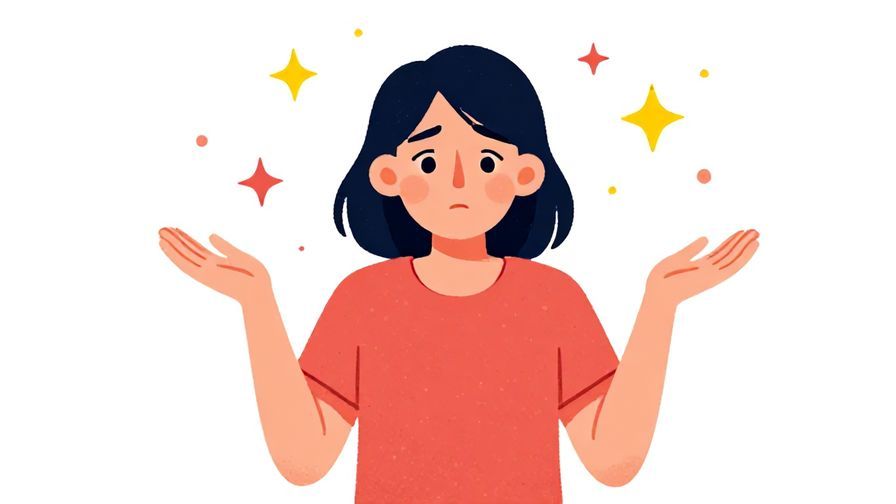 Illustration%20of%20a relaxed person shrugging off worries with stars and soft dots in the background, vibrant colors, illustrated style