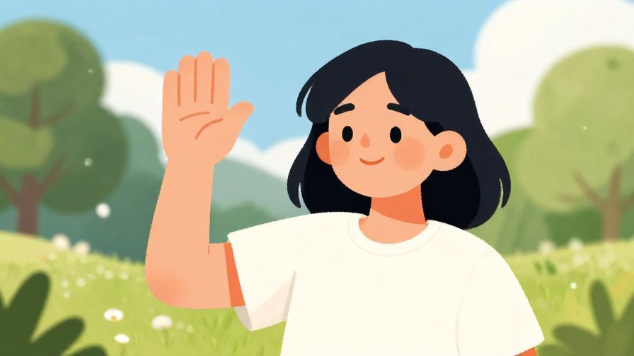 Illustration%20of%20a relaxed person waving a hand dismissively with a carefree smile, sunny outdoor setting, illustrated style