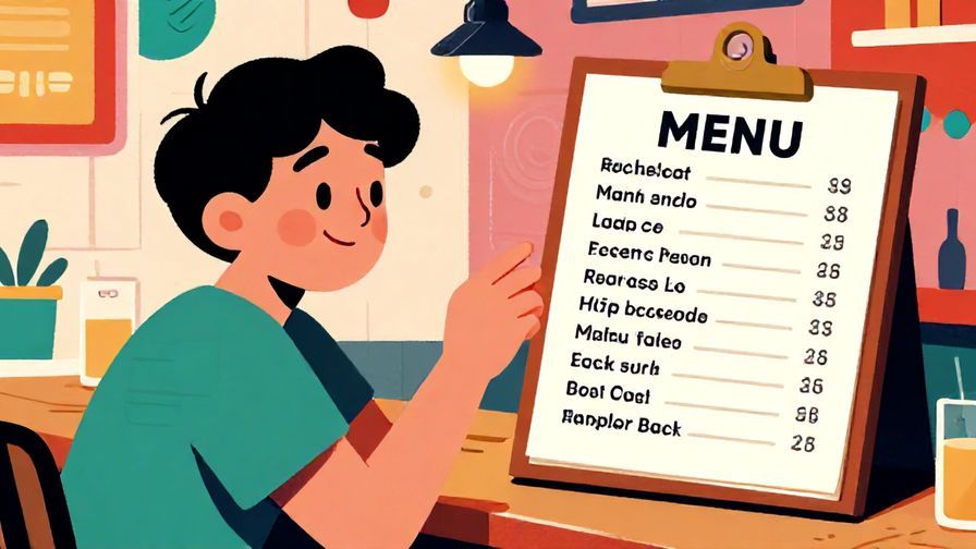 Illustration%20of%20a relaxed young adult%20asking playfully%20to see the menu%20in a lively bar%20setting%2C vibrant colors%2C illustrated style