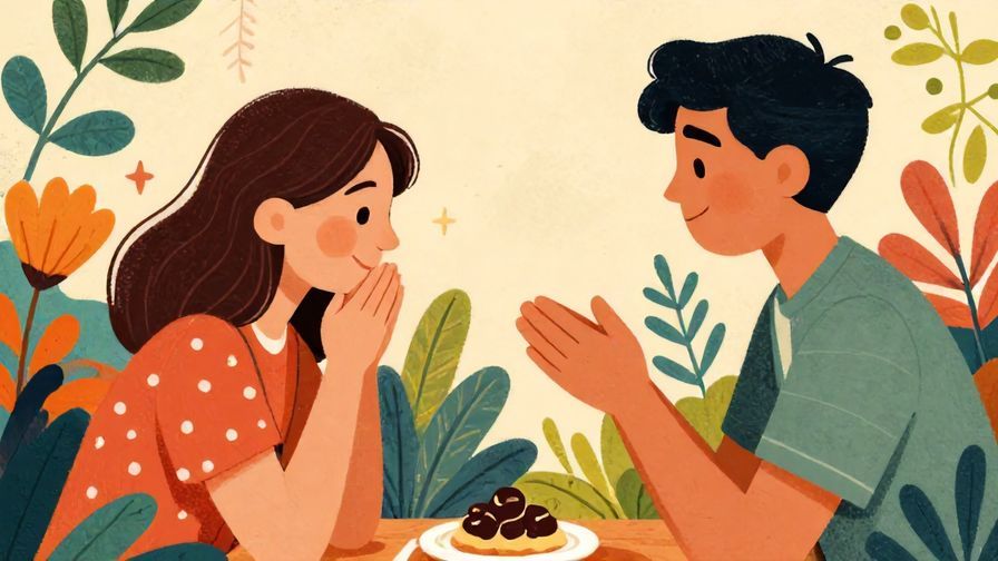 Illustration%20of%20a respectful bow exchange between friends after a heartfelt conversation, detailed background, vibrant colors, illustrated style