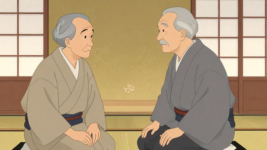 Illustration%20of%20a respectful elder giving a gentle warning%2C%20traditional%20Japanese%20room%20background%2C%20warm%20tones%2C%20illustrated%20style