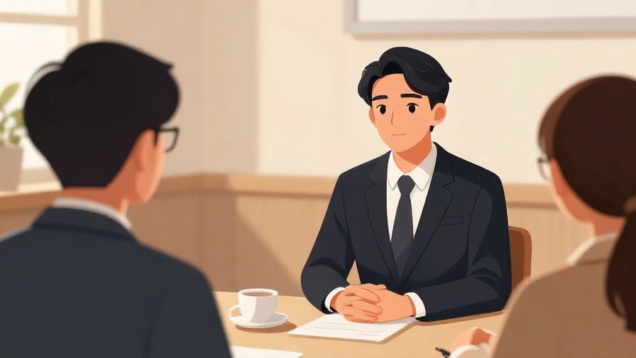 Illustration%20of%20a respectful person attentively listening to a speaker in a formal event, calm and focused atmosphere