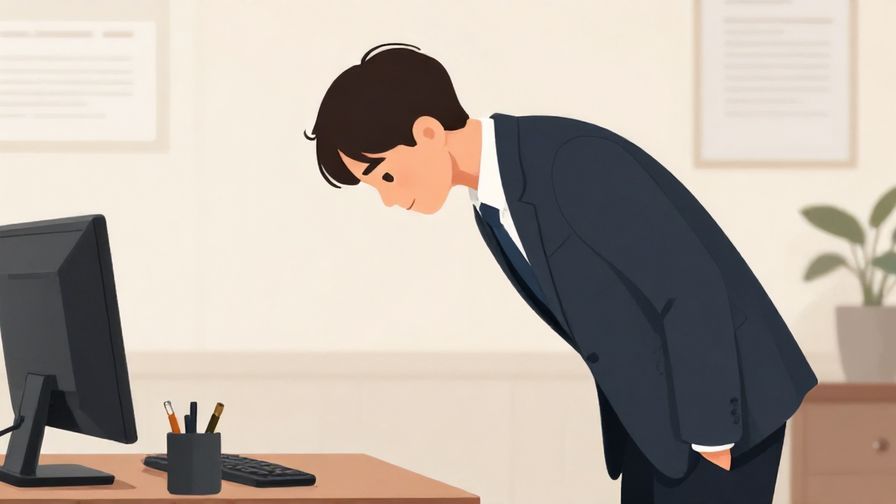 Illustration%20of%20a respectful person%20bowing%20slightly%20in%20a%20formal%20office%20setting%2C%20soft%20lighting%2C%20illustrated%20style