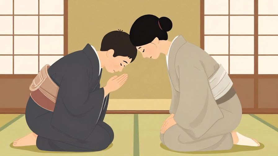 Illustration%20of%20a respectful speaker bowing slightly with hands together%2C%20soft%20traditional%20Japanese%20interior%2C%20warm%20colors%2C%20illustrated%20style