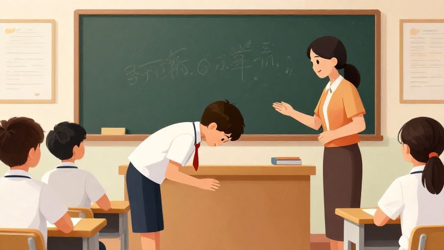 Illustration%20of%20a respectful student bowing to a teacher in an evening classroom%2C%20vibrant%20colors%2C%20illustrated%20style