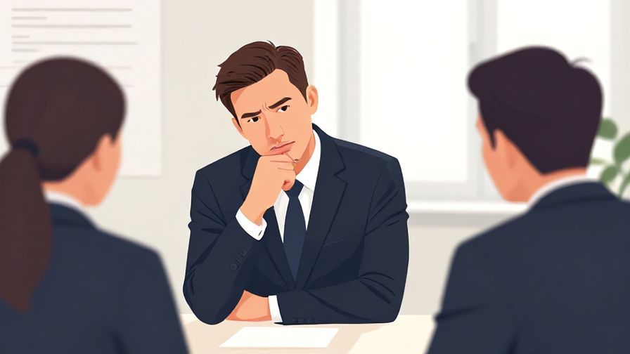 Illustration%20of%20a serious professional nodding thoughtfully during a discussion, formal office background