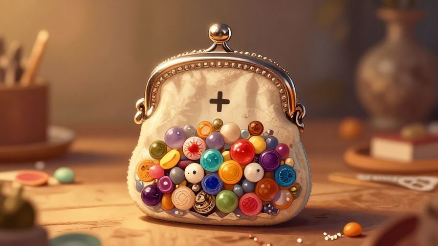 Illustration%20of%20a small decorative pouch filled with colorful charms, softly lit with a cozy, warm background