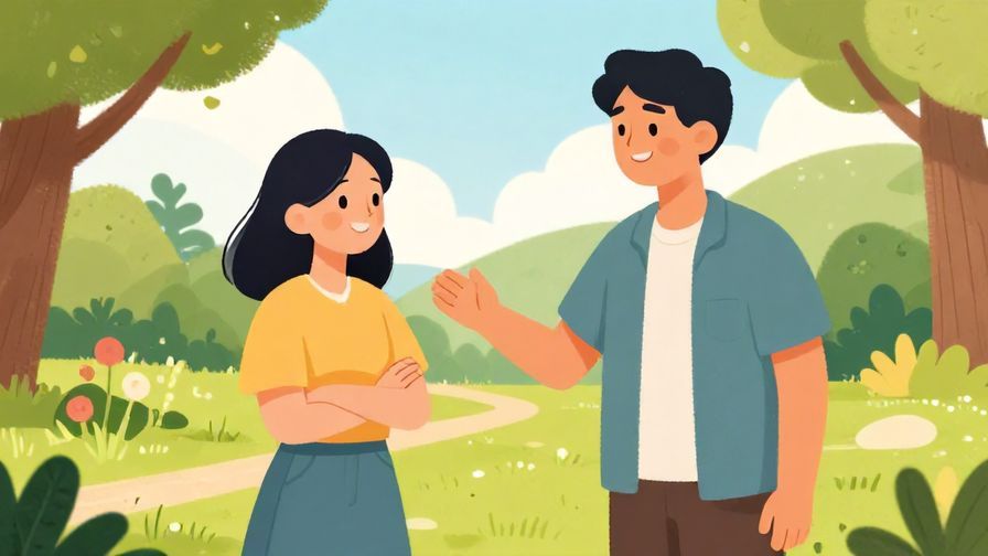 Illustration%20of%20a strong, caring friend helping another up, with a confident smile, sunny park background