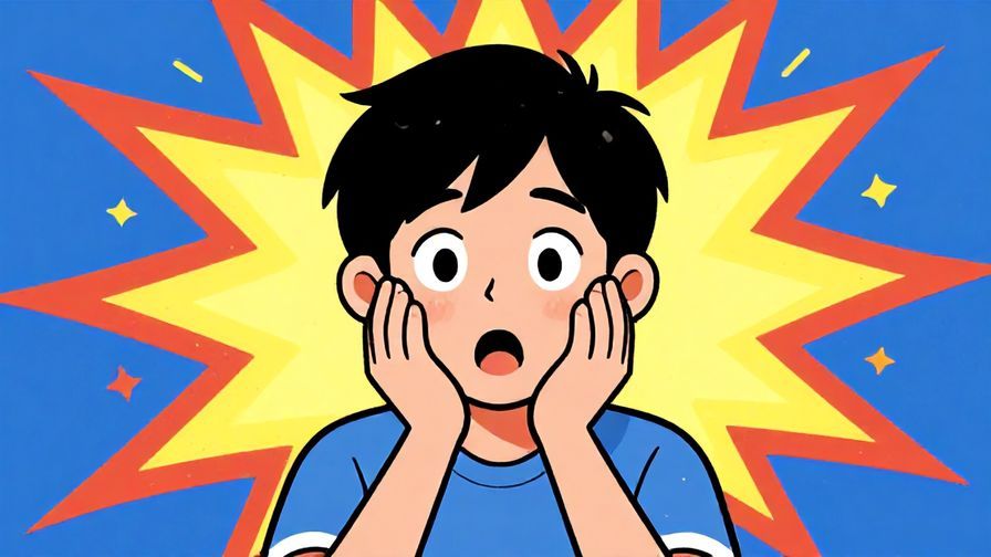 Illustration%20of%20a surprised person with exaggerated expression%2C%20hands%20on%20cheeks%2C%20colorful%20explosion%20background.