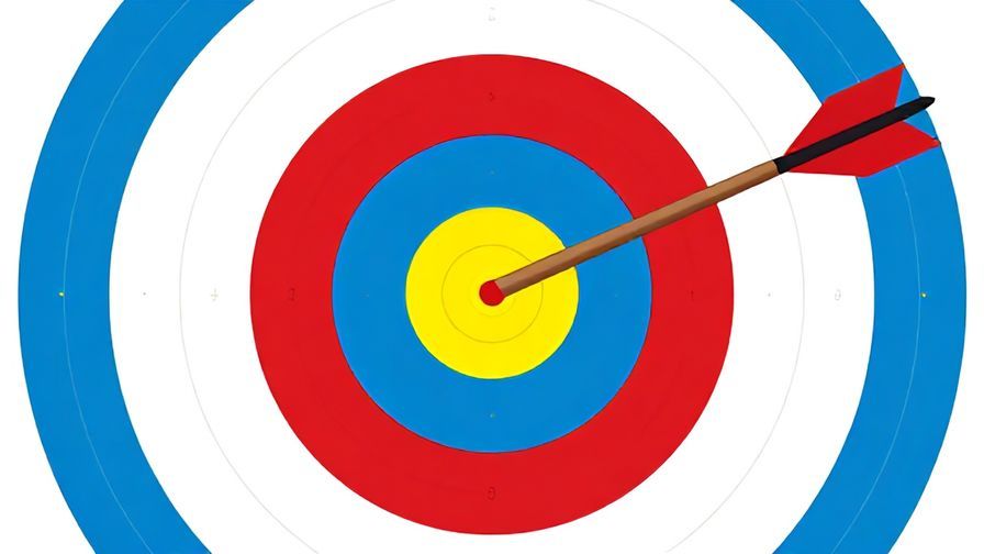 Illustration%20of%20a target bullseye with an arrow hitting the center perfectly, clean and bright colors