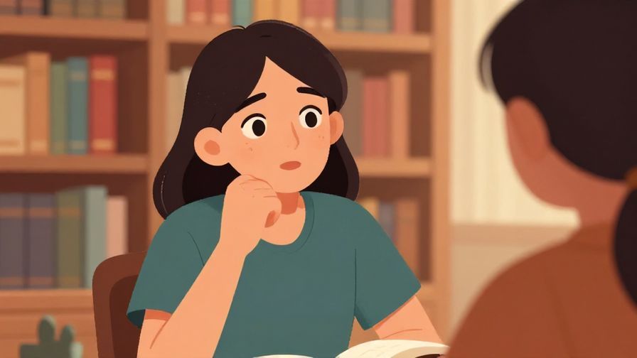 Illustration%20of%20a thoughtful character speaking cautiously to another%2C%20library%20or%20study%20background%2C%20warm%20colors%2C%20illustrated%20style