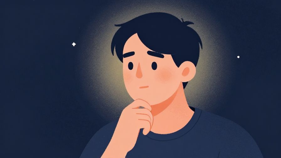 Illustration%20of%20a thoughtful person%20looking%20at%20something%20with%20a%20soft%20glow%2C%20symbolizing%20genuine%20feeling%20and%20earnestness%2C%20illustrated%20style