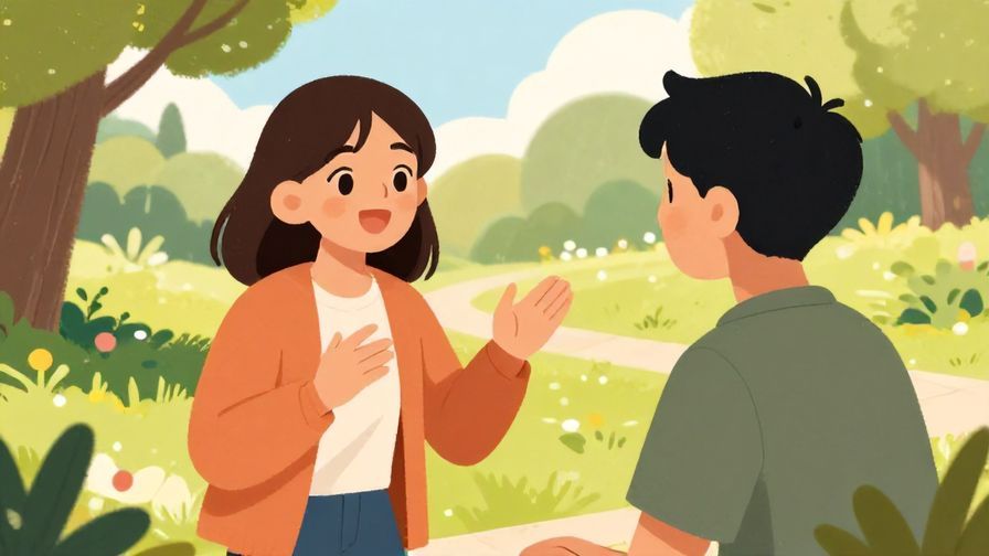 Illustration%20of%20a wise-looking character encouraging a friend to try something%2C%20sunny%20park%20background%2C%20vibrant%20colors%2C%20illustrated%20style