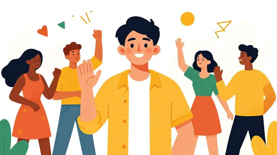 Illustration%20of%20a young man%20with%20a%20flat%20expression%20while%20others%20party%20around%20him%2C%20bright%20colors%2C%20illustrated%20style