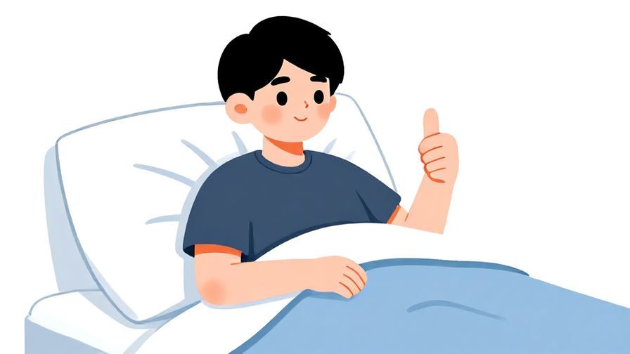 Illustration%20of%20a young person giving a casual thumbs up before heading to bed, informal and playful mood, illustrated style