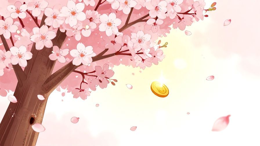 Illustration%20of%20a%20bright%20cherry%20blossom%20tree%20with%20falling%20petals%2C%20a%20sparkling%20lucky%20coin%20floating%20among%20the%20petals%2C%20and%20a%20soft%20sunlight%20background%2C%20vibrant%20colors%2C%20illustrated%20style
