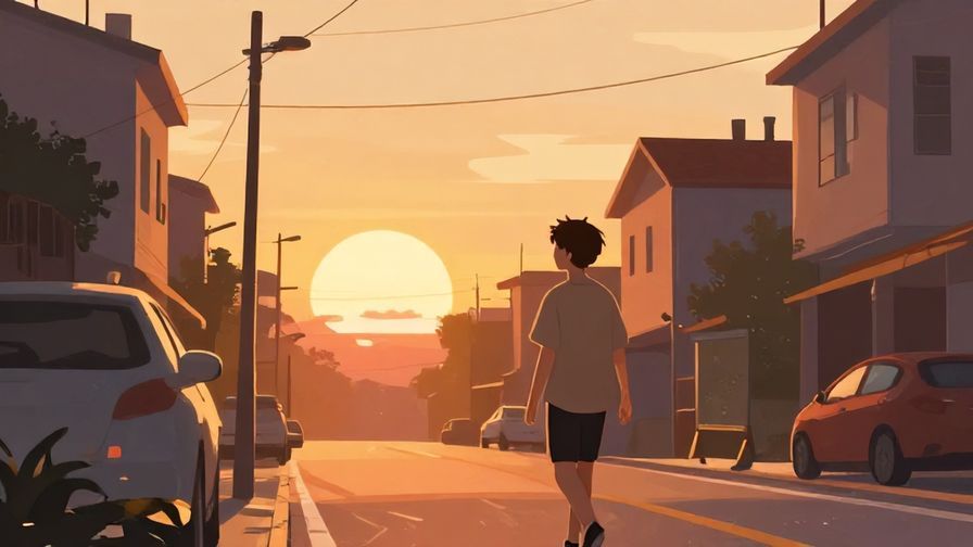 Illustration%20of%20a%20bright%20sunset%20over%20a%20quiet%20street%2C%20a%20young%20person%20walking%20home%20thoughtfully%2C%20warm%20colors%2C%20illustrated%20style