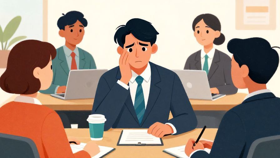 Illustration%20of%20a%20business%20meeting%20where%20one%20person%20looks%20displeased%20while%20others%20are%20engaged%2C%20detailed%20background%2C%20vibrant%20colors%2C%20illustrated%20style