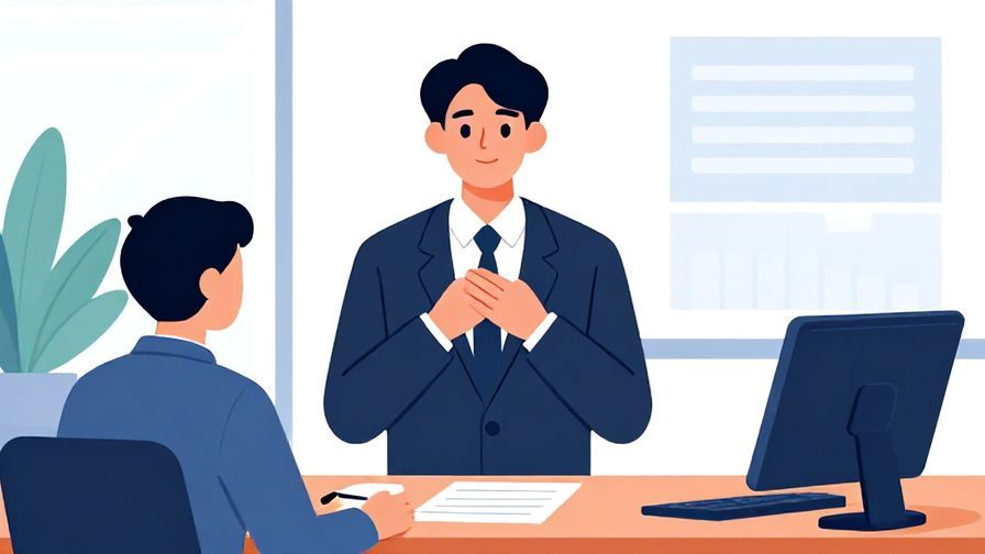 Illustration%20of%20a%20business%20meeting%20with%20a%20person%20making%20a%20formal%20request%20with%20a%20bow%2C%20corporate%20office%20background%2C%20vibrant%20colors%2C%20illustrated%20style