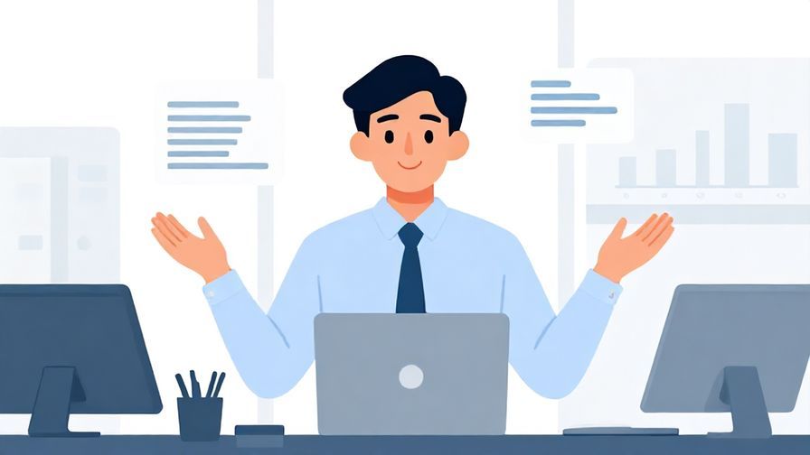 Illustration%20of%20a%20businessperson%20calmly%20handling%20multiple%20tasks%20with%20a%20smile%2C%20modern%20office%20background%2C%20illustrated%20style