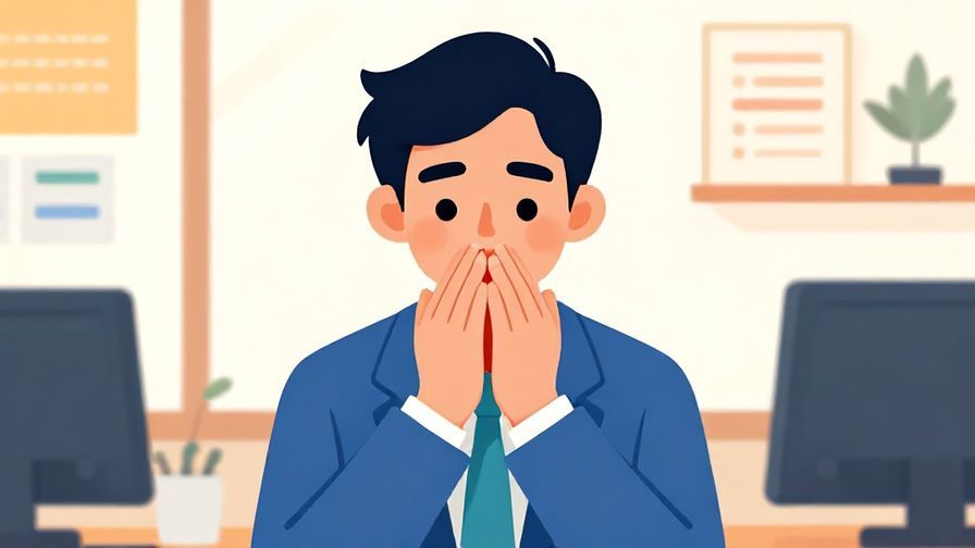 Illustration%20of%20a%20businessperson%20nodding%20politely%20with%20a%20neutral%20expression%2C%20office%20background%2C%20vibrant%20colors%2C%20illustrated%20style