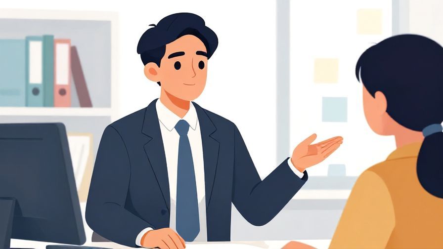 Illustration%20of%20a%20businessperson%20politely%20informing%20someone%20with%20a%20respectful%20expression%2C%20office%20background%2C%20vibrant%20colors%2C%20illustrated%20style