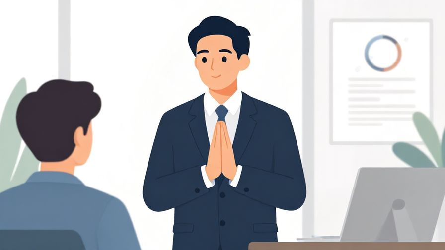 Illustration%20of%20a%20businessperson%20politely%20requesting%20someone%20to%20wait%20with%20a%20respectful%20gesture%2C%20formal%20office%20space%2C%20illustrated%20style