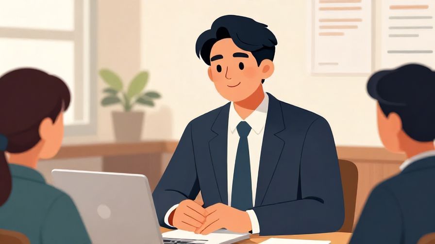 Illustration%20of%20a%20businessperson%20smiling%20gently%20while%20talking%20in%20a%20meeting%20room%2C%20detailed%20background%2C%20vibrant%20colors%2C%20illustrated%20style