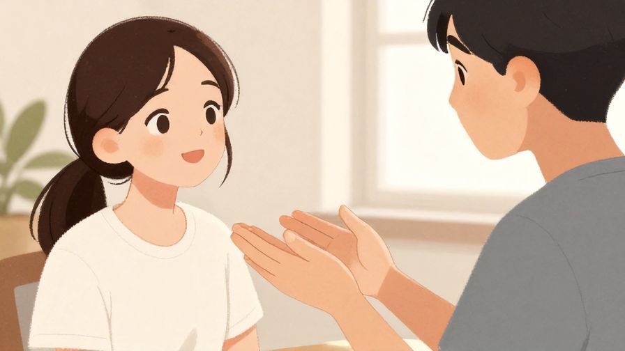 Illustration%20of%20a%20calm%20conversation%20scene%20with%20one%20person%20gently%20holding%20up%20a%20hand%20while%20smiling%2C%20soft%20colors%2C%20detailed%20background%2C%20illustrated%20style