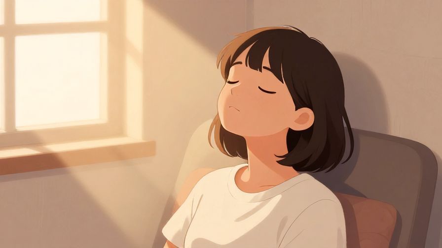 Illustration%20of%20a%20calm%20person%20closing%20their%20eyes%20and%20breathing%20deeply%20in%20a%20quiet%20room%20with%20soft%20light%20rays%20coming%20through%20a%20window.%20Warm%20colors%2C%20peaceful%20mood%2C%20illustrated%20style