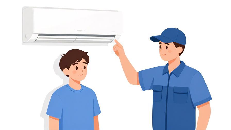 Illustration%20of%20a%20calm%20person%20politely%20explaining%20the%20air%20conditioner%20issue%20to%20a%20repair%20technician%2C%20illustrated%20style