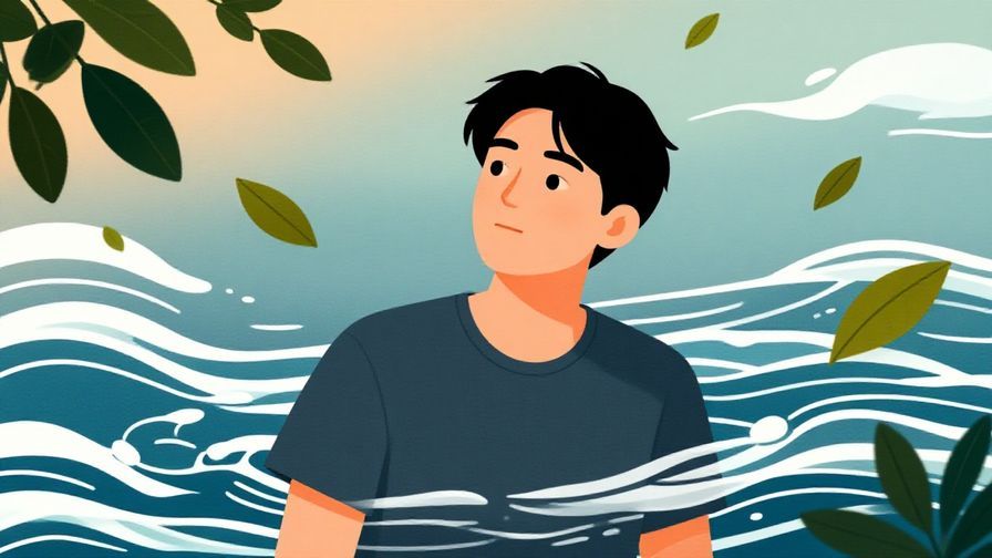 Illustration%20of%20a%20calm%20scene%20showing%20a%20person%20reflecting%20quietly%20with%20thoughtful%20expression%2C%20surrounded%20by%20soft%20floating%20leaves%20and%20gentle%20waves%2C%20vibrant%20colors%2C%20illustrated%20style