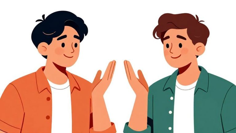 Illustration%20of%20a%20casual%20conversation%20between%20two%20people%20smiling%20and%20nodding%2C%20expressing%20agreement%20with%20negative%20statements%2C%20vibrant%20colors%2C%20illustrated%20style